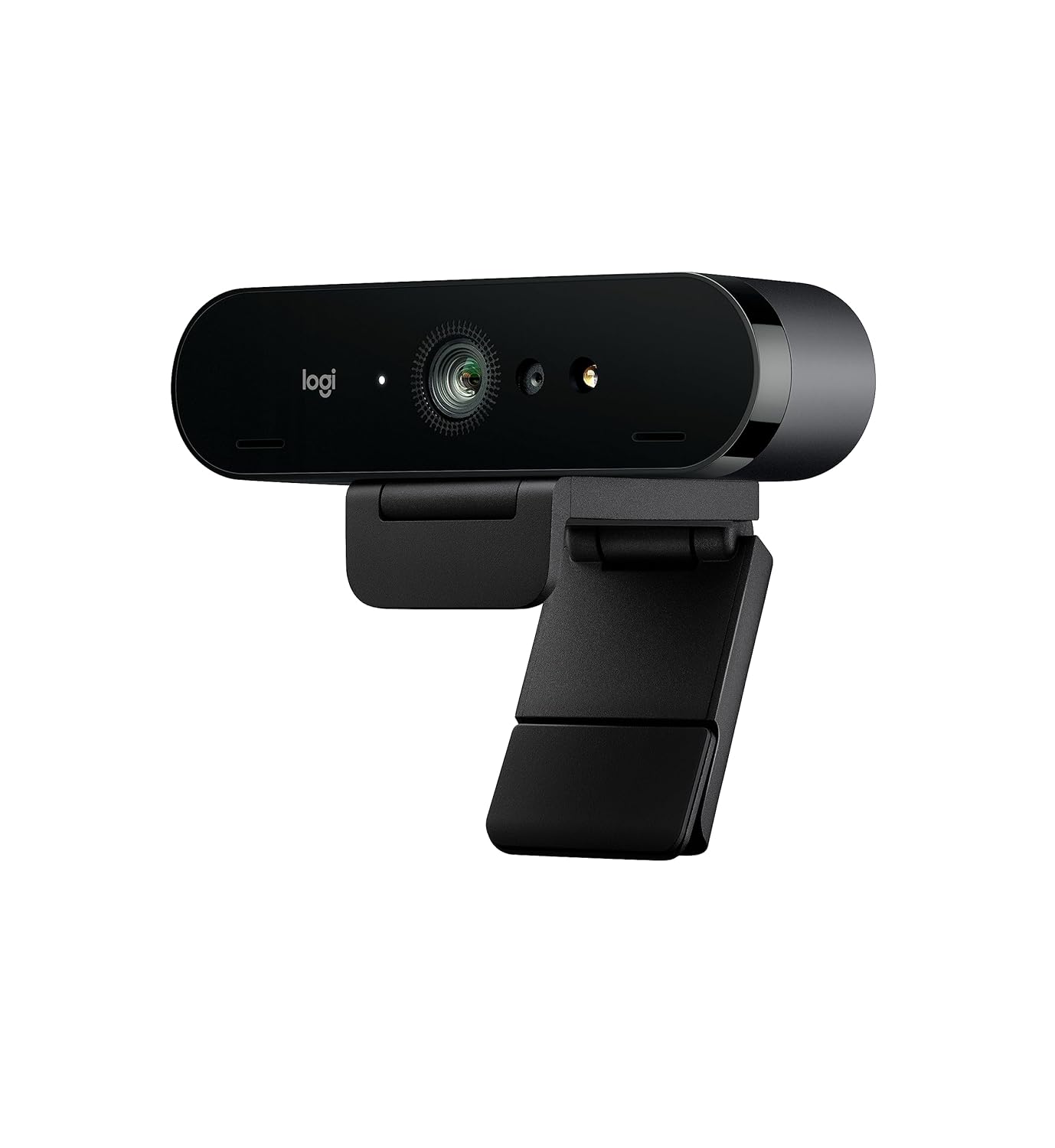 Logitech MX Brio Ultra HD 4K Collaboration and Streaming Webcam with Free Adobe Subscription, 1080p at 60 FPS, Dual Noise Reducing Mics, Show Mode, USB-C, Webcam Cover