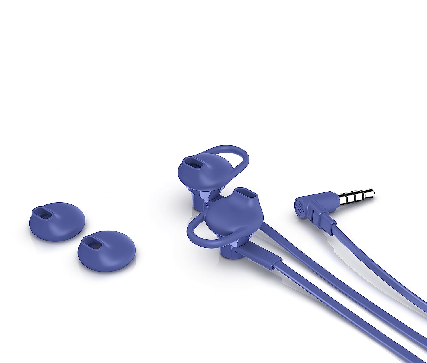 HP 150 Wired in-Ear Earphones with Mic and Powerful Bass (Blue)-Wireless Earphone-HP-computerspace