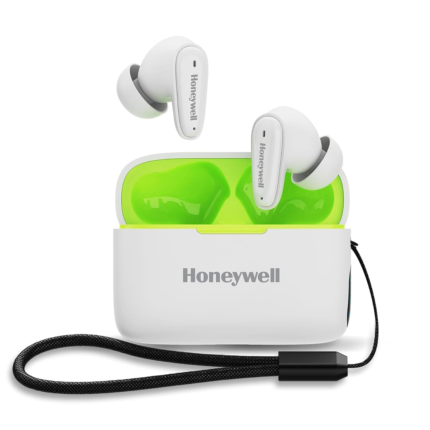 Honeywell Newly Launched Trueno U5100, in-Ear Wireless Hybrid ANC TWS Earbuds, with 33 dB ANC, Low Latency Mode, 6 mics, Bluetooth V5.2, 62 Hours of Playtime, 2 Years Manufaturer Warranty
