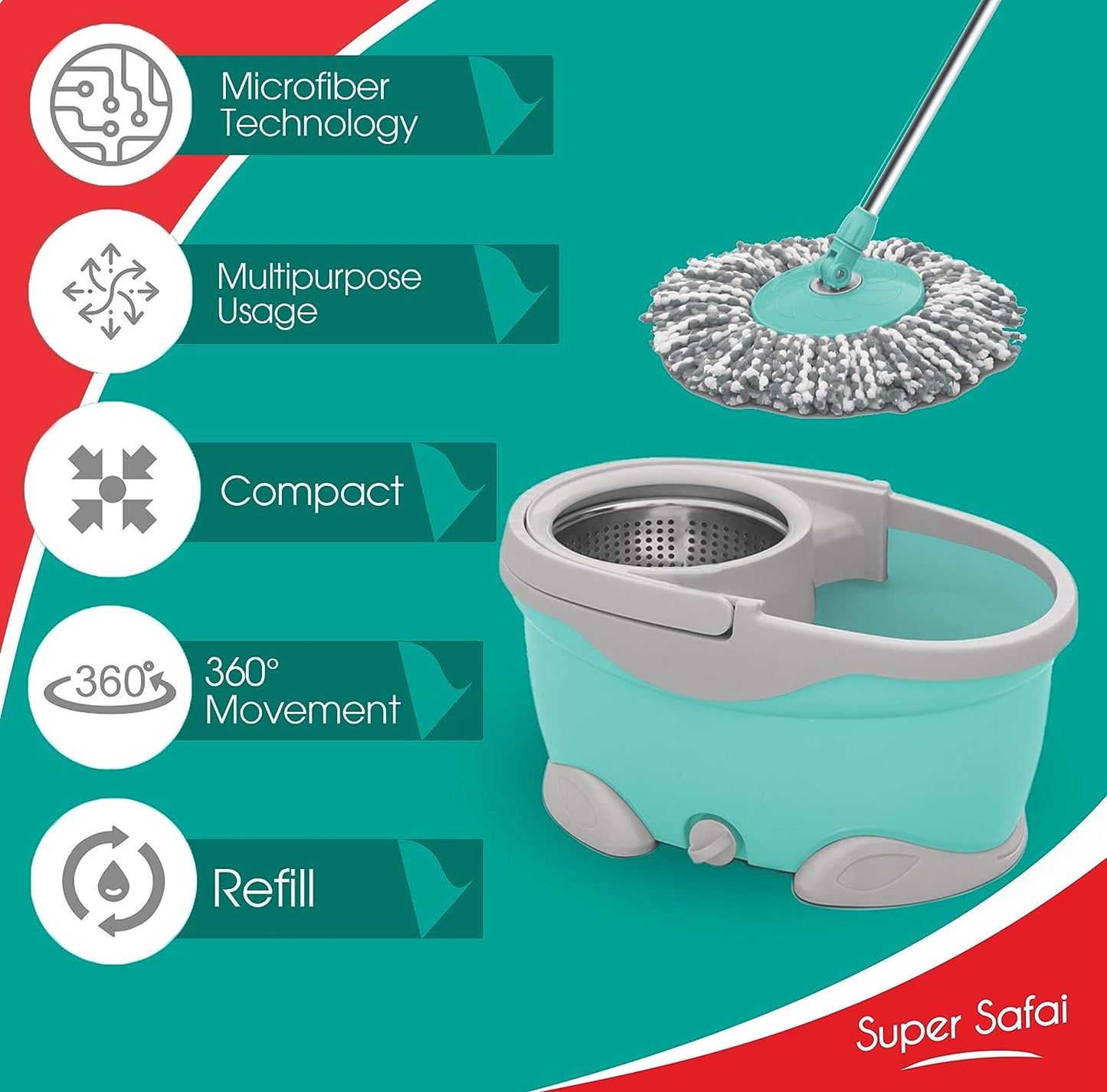 Swift Spin Mop (Spotzero by Milton)
