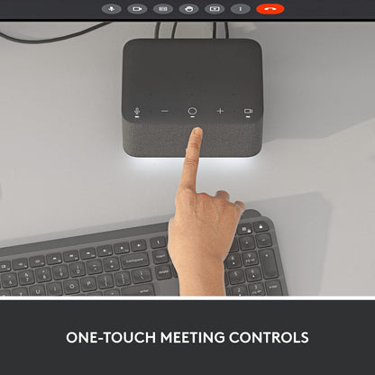 Logitech Logi Dock | All-in-One USB-C Docking Station | Speakerphone | 100W PD | Dual Monitor | MS Teams