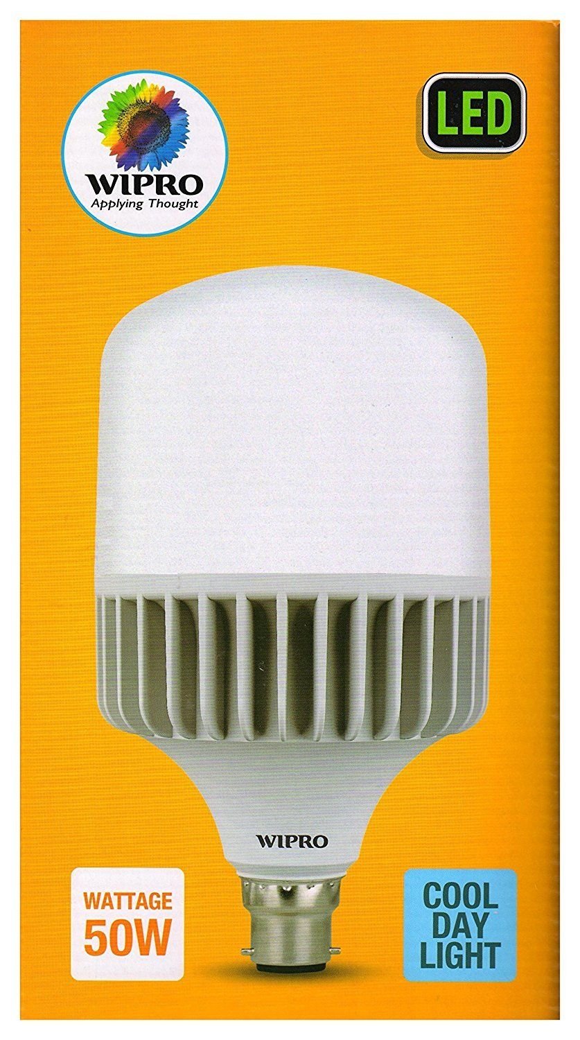 Wipro 50W B22D LED Cool Day Light Bulb-Led Bulb-Wipro-computerspace