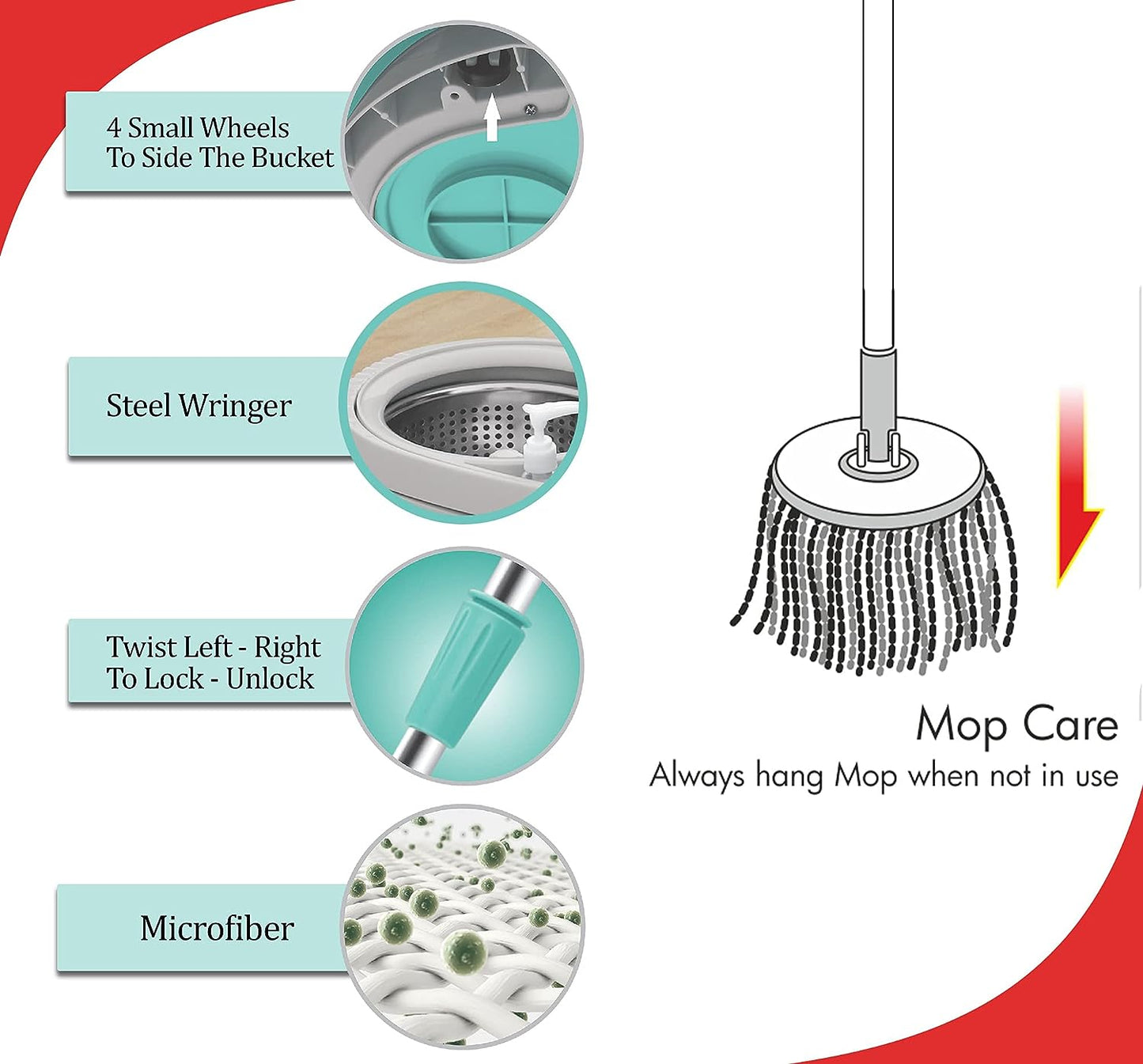 Swift Spin Mop (Spotzero by Milton)