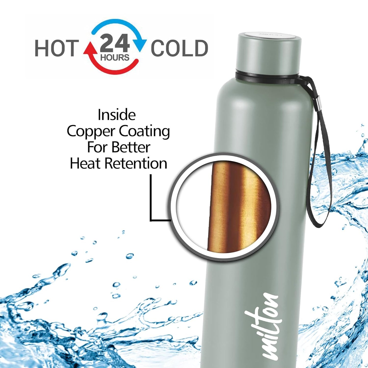 Milton Aura Thermosteel Bottle