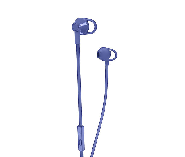 HP 150 Wired in-Ear Earphones with Mic and Powerful Bass (Blue)