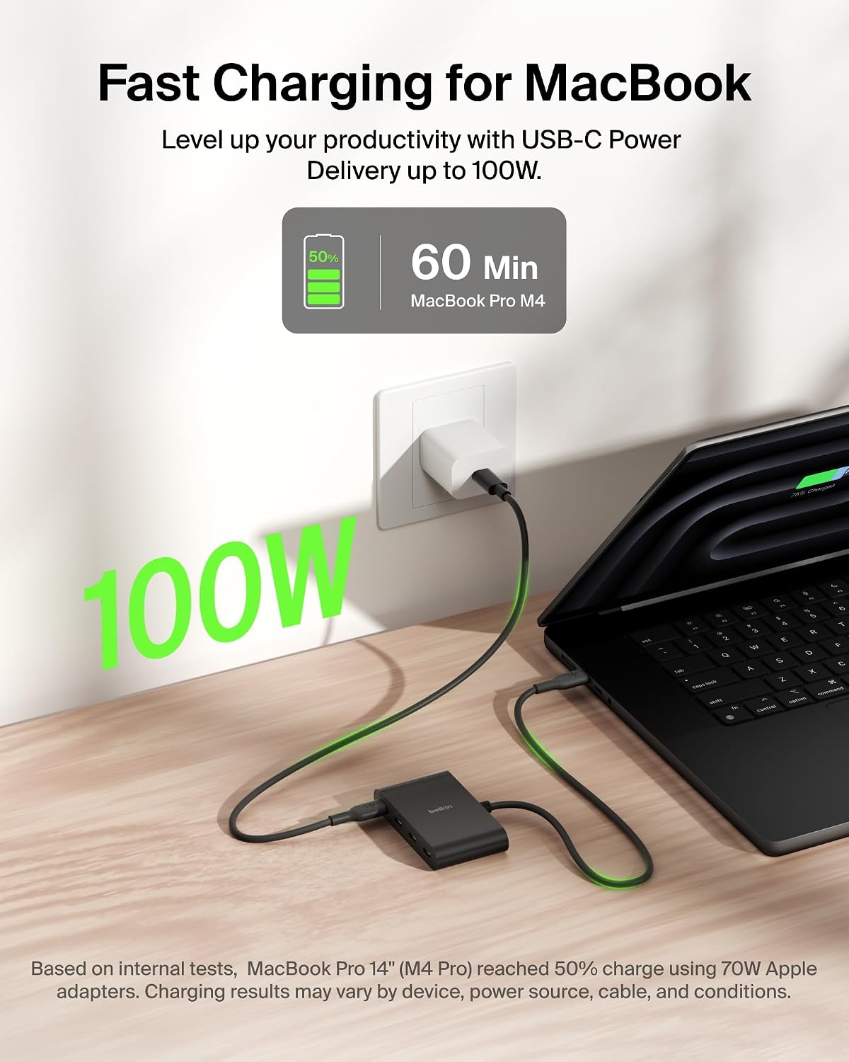 Belkin Connect USB-C to 4-Port USB-C Hub - feature highlights