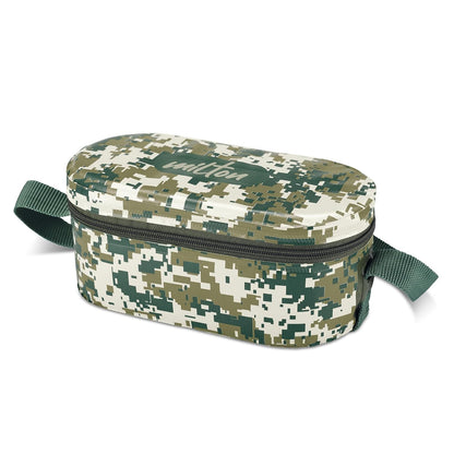 MILTON Stainless Steel Executive Lunch Insulated Tiffin, 2 Round Containers, 280 Ml Each, 1 Oval Container, 450 Ml, Beige