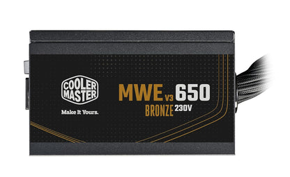 Cooler Master MWE 750 V3 Bronze ATX 3.1 Power Supply - Non Modular | 80 Plus Bronze Certified | Quite HDB Fan | DC-to-DC Circuit Design | ATX 3.1 Version | Ready for 50 Series | 750 Watt