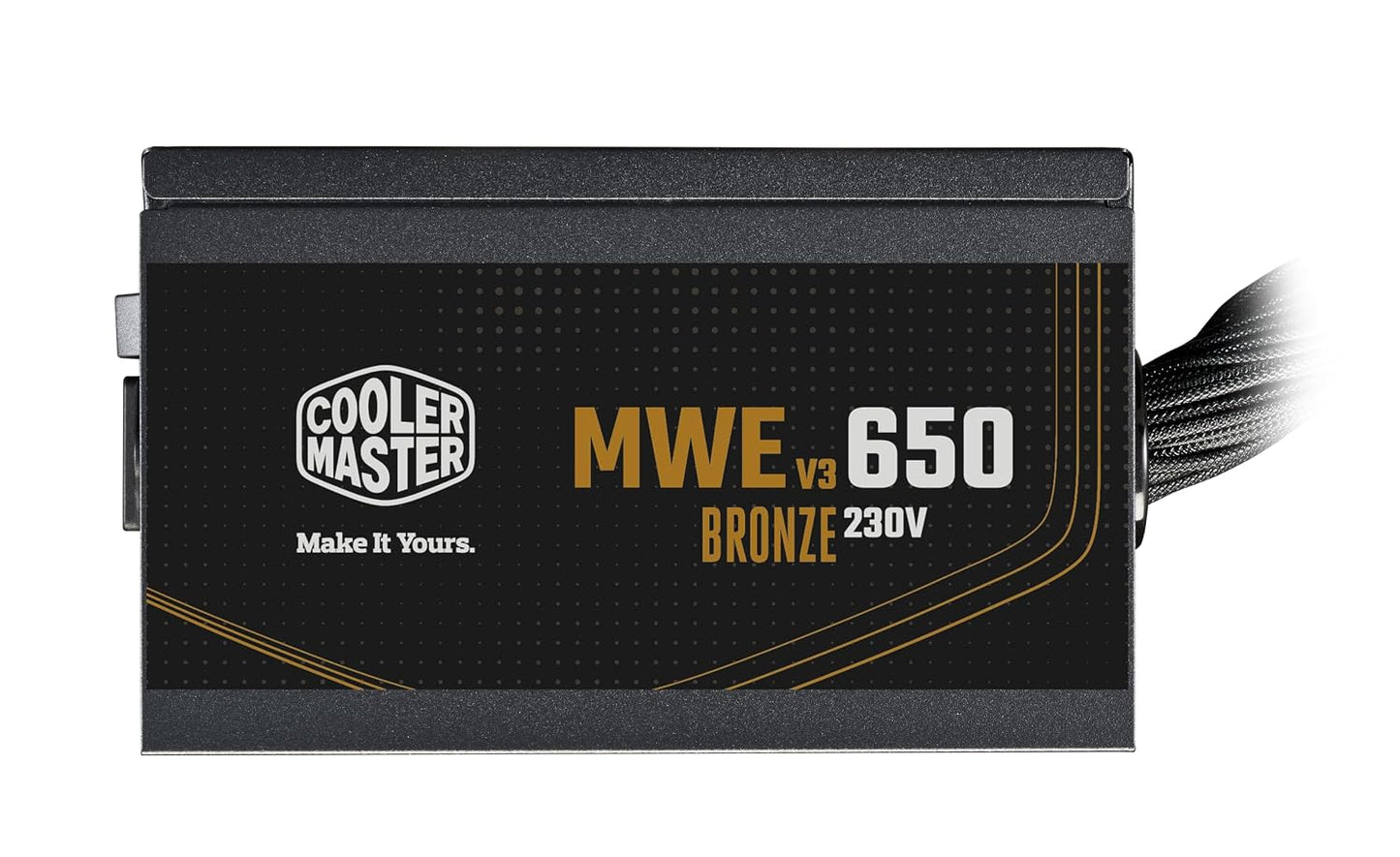 Cooler Master MWE 650 V3 Bronze ATX 3.1 Power Supply - Non Modular | 80 Plus Bronze Certified | Quite HDB Fan | DC-to-DC Circuit Design | ATX 3.1 Version | Ready for RTX 50 Series GPU | 650 Watt