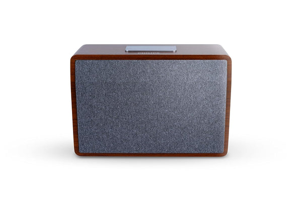 Philips Bluetooth Speaker TAS2228/94, 20W RMS with 6 Hrs Playtime, Retro Wooden Design, Indoor and Outdoor Mode, USB Playback, FM, Mic Input, Comes with Carry Strap (Brown)