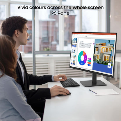 Samsung 24" HD Monitor 120Hz IPS Borderless (LS24F320GAWXXL)