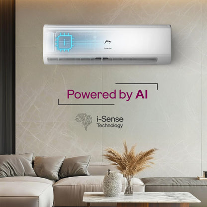 Godrej 1.5 Ton 3 Star Split Inverter AC – Flower Indoor Design, 4-Way Swing (18A3TG, 2026 Model)
