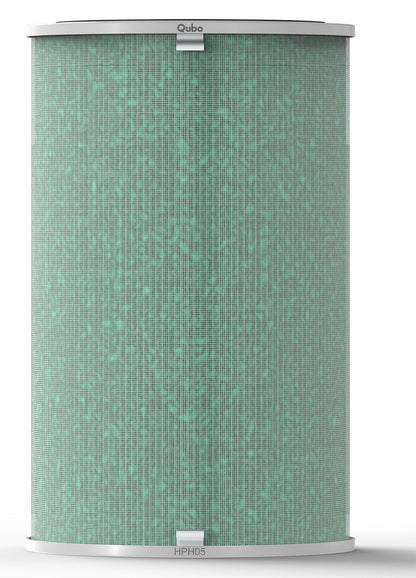 Qubo Smart Air Purifier Q500 for Home by Hero Group | 500 Sqft | 99.99% Allergen Removal |4-Layer True HEPA H13 Filter | 9000 Hrs Filter Life | App & Voice Control | Quiet Night Mode | BLDC Motor