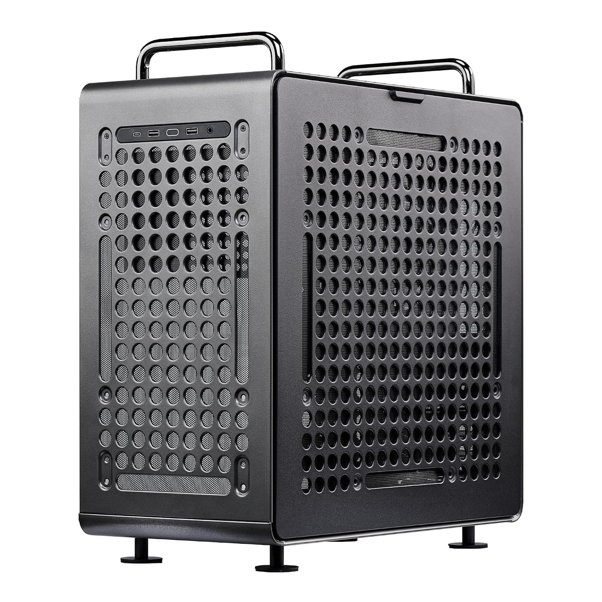 Cooler Master QUBE 540 ATX Mid-Tower PC Case, High Airflow, Tempered Glass