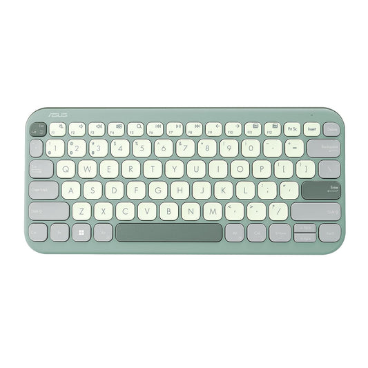 ASUS Marshmallow Kw100 Keyboard, Supports Up to 3 Devices, 1.6Mm Key Travel, Scissor Keys, Compact & Lightweight Keyboard, Bluetooth
