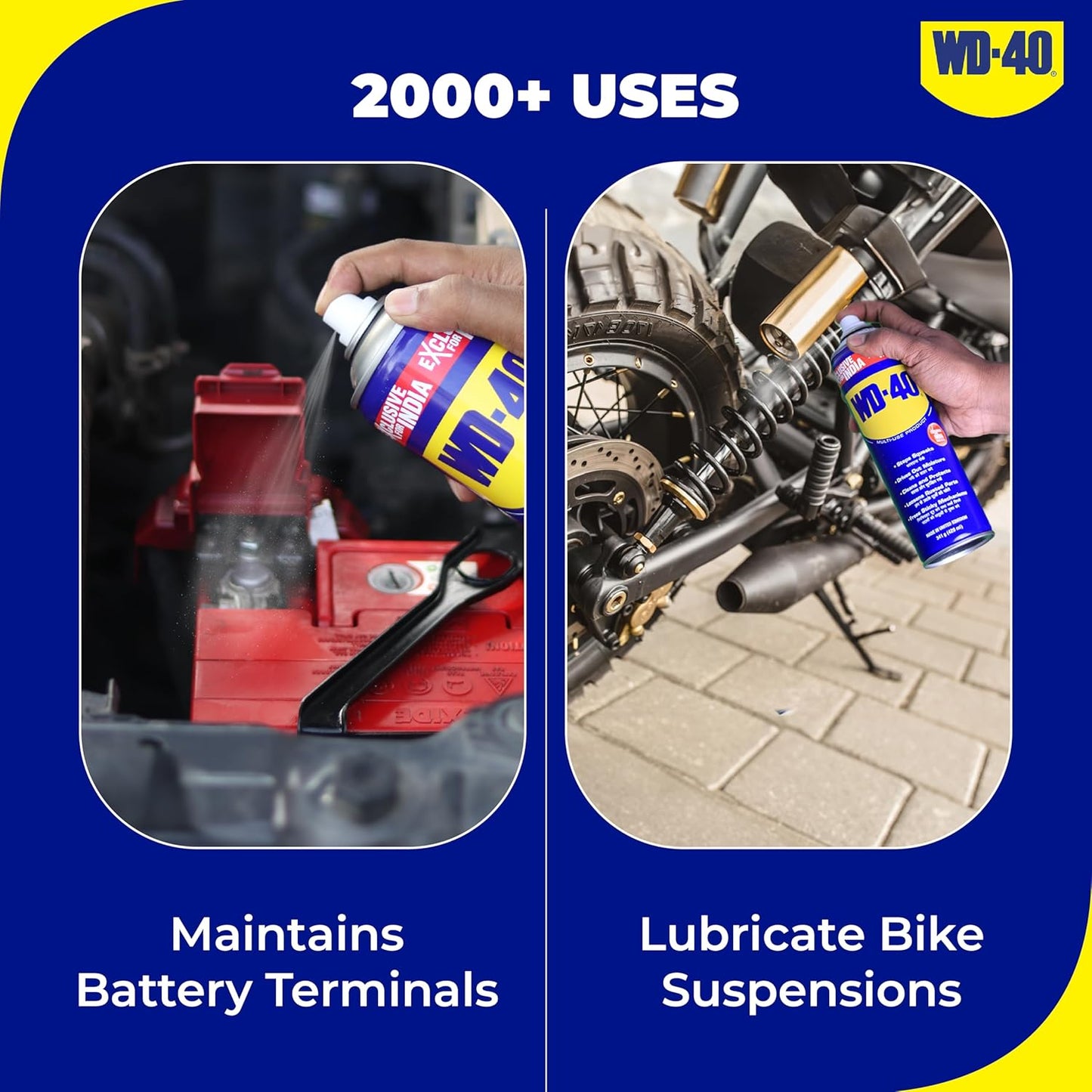 Pidilite WD-40, Multipurpose Spray, Rust Remover, Hinge Lubricant, Stain Remover, Degreaser, and Cleaning Agent, 420ml (341g)