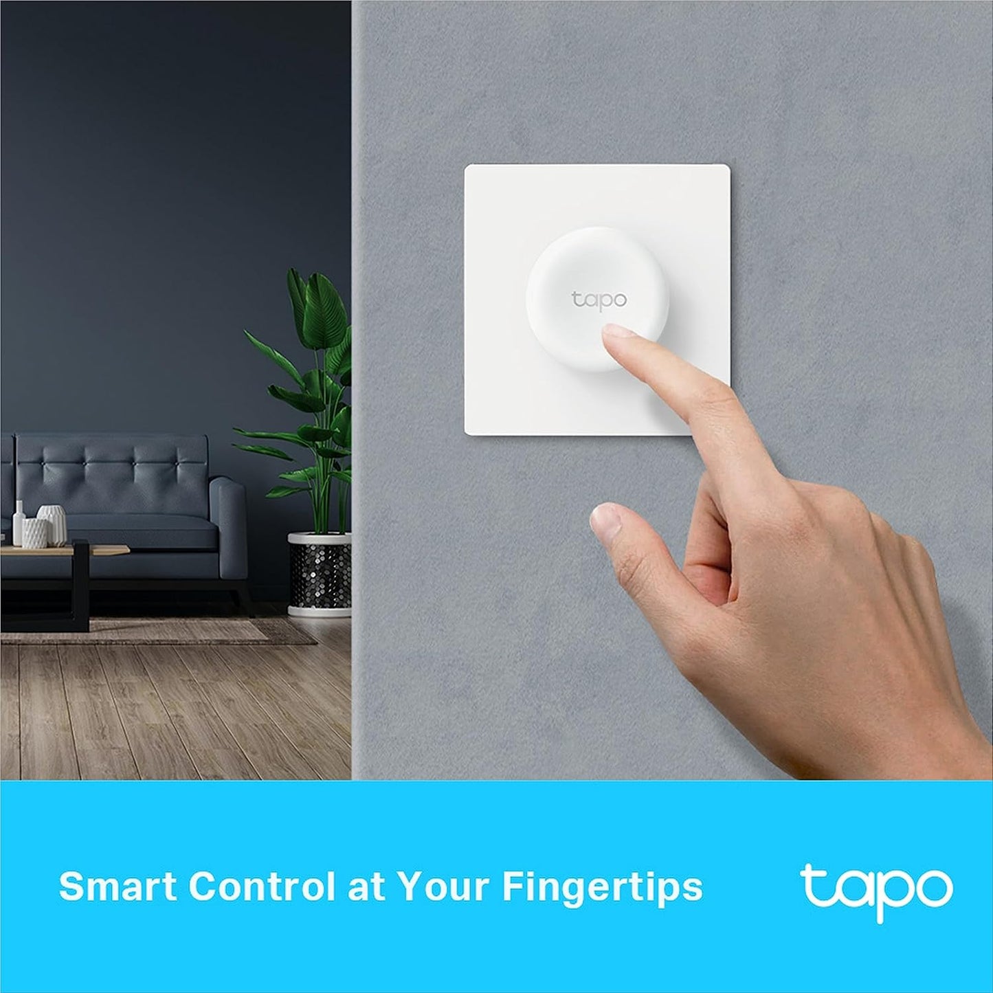 Tapo S200D Smart Remote Dimmer Switch, Multiple Ways Control, Real-Time Notifications, No Wire Required, Battery Included, Tapo Hub Required Sold Separately, Easy Setup And Use, 3 Volts