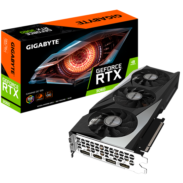 GIGABYTE Geforce RTX 3060 Gaming OC 12GB GDDR6 Graphics Card
