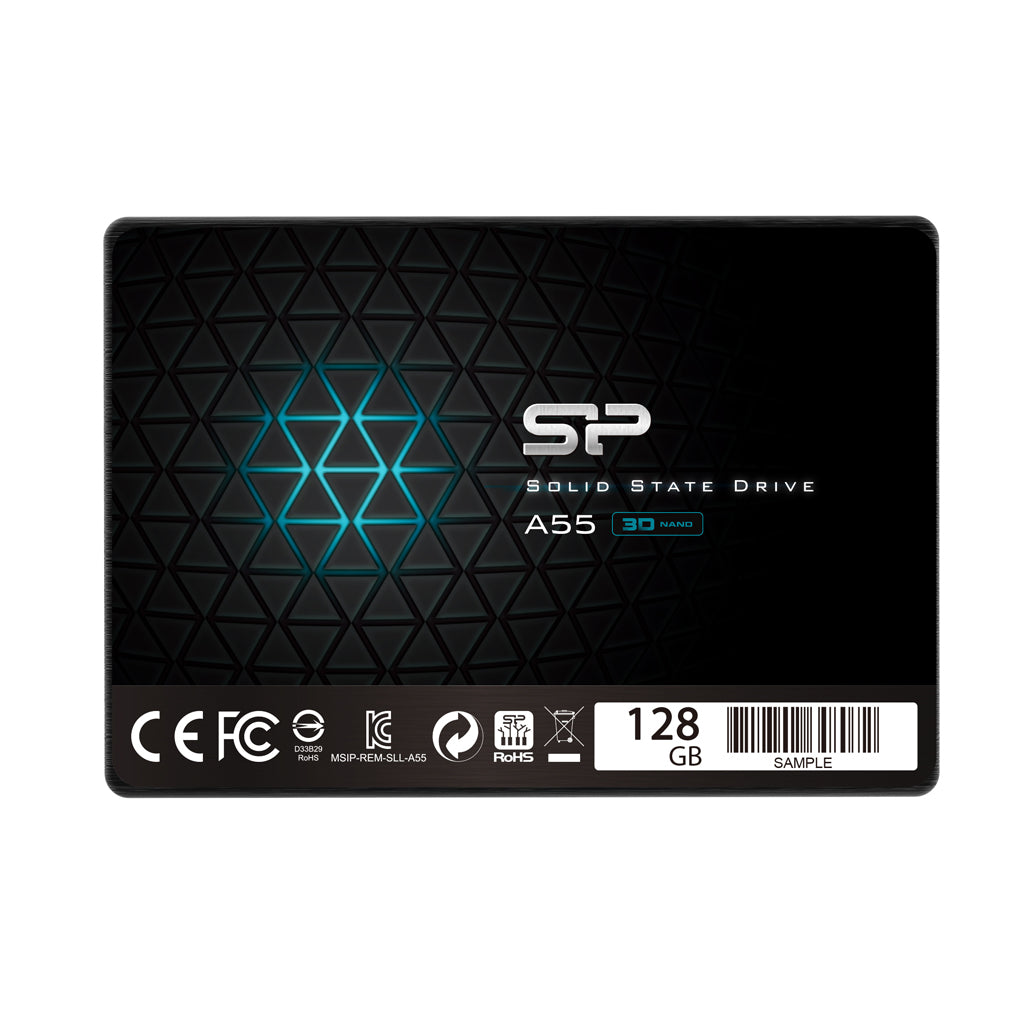 Silicon Power SATA 2.5 inch Ssd 3D Nand A55 SLC Cache Performance Internal Solid State Drive-ssd-Silicon Power-128GB-computerspace
