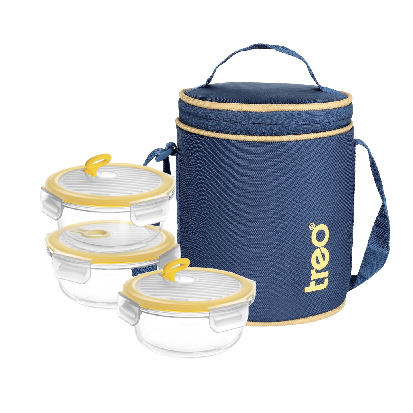 All Fresh Borosilicate Glass Tiffin (Treo by Milton)