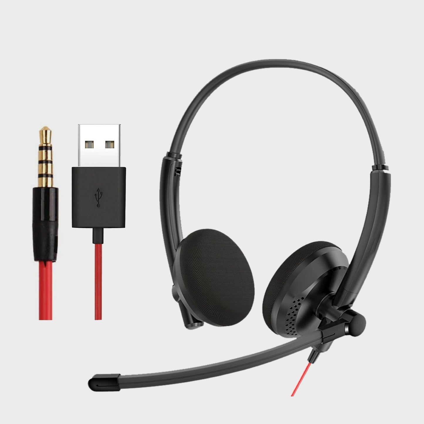 LIVEY Audixa 410DJU Dual Option 3.5mm+USB Headset