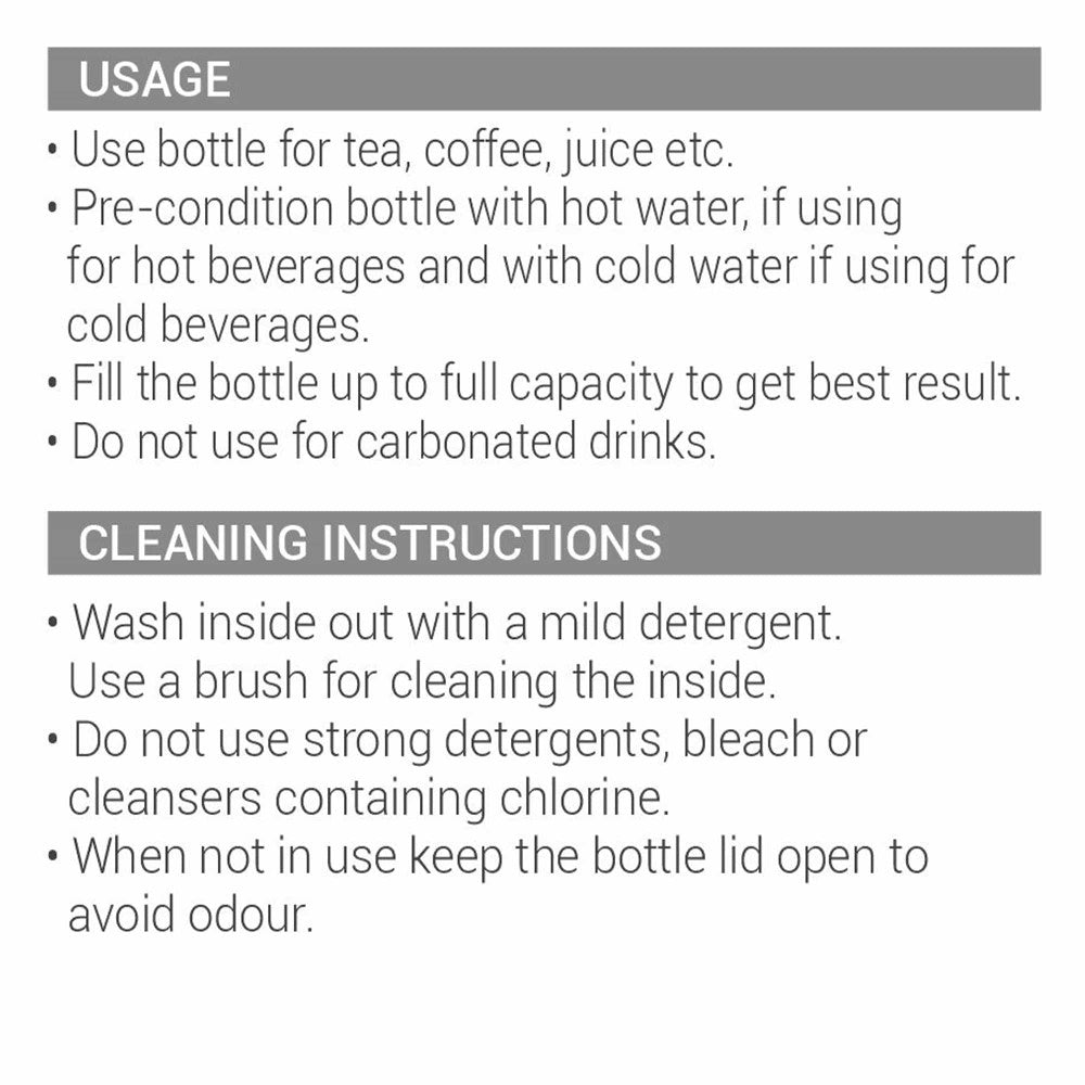 Milton Aura Thermosteel Bottle