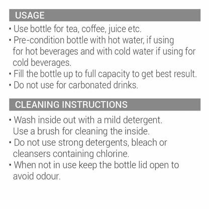 Milton Aura Thermosteel Bottle