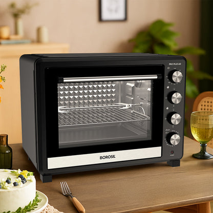 Borosil ProPlus 60 L Oven Toaster Griller, 2200 W