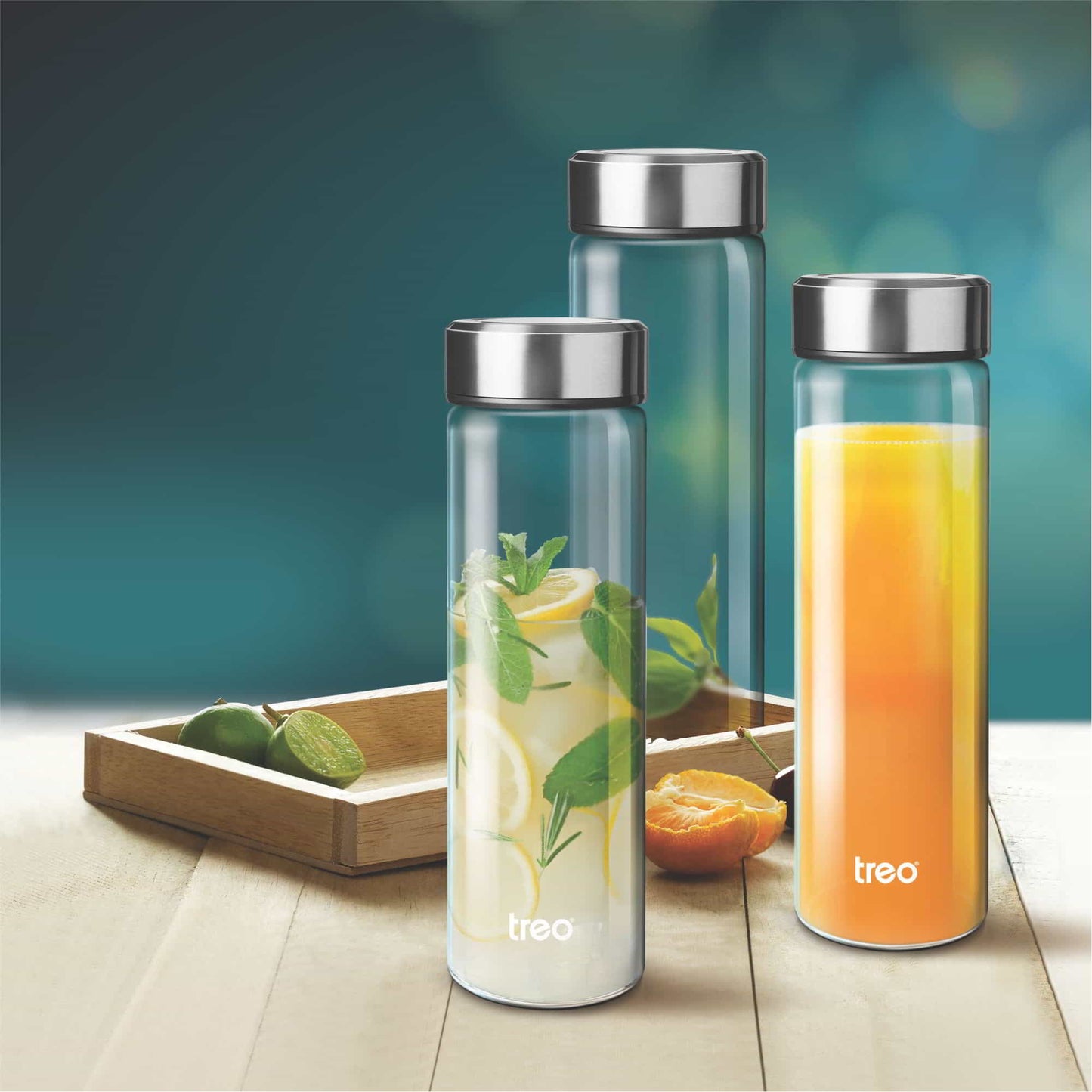Borosilicate Crysta Glass Bottle (Treo by Milton)
