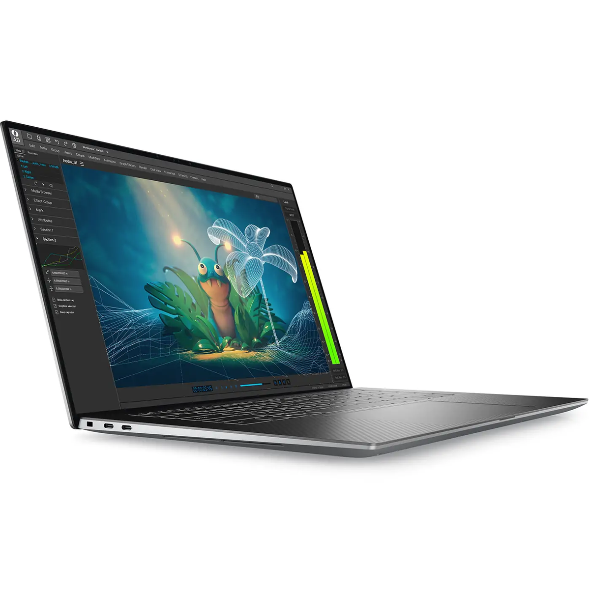 Refurbished Dell Precision 5570 mobile workstation with 15.6-inch 4K UHD+ touch display