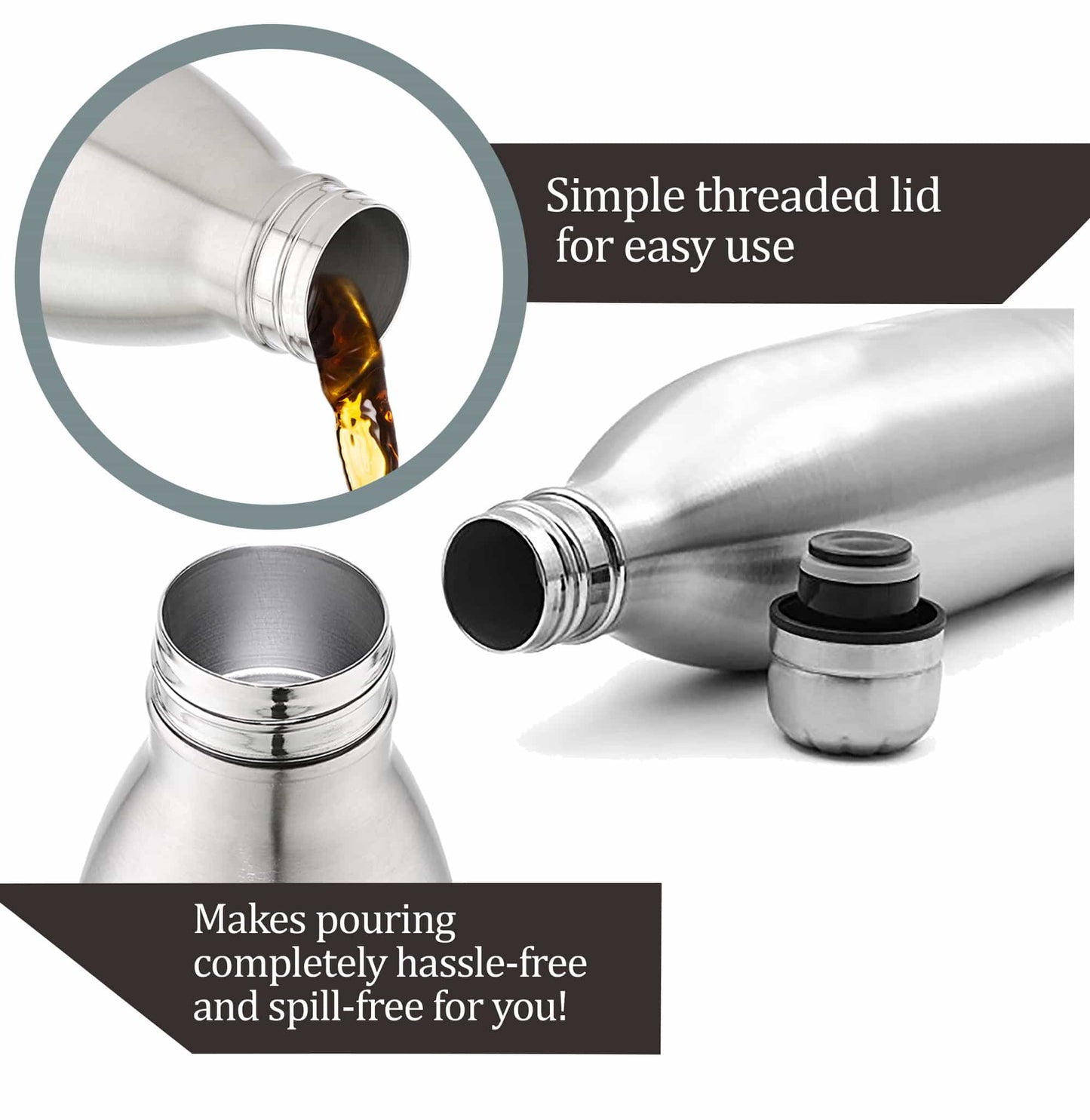 Duo Deluxe Thermosteel Water Bottle (Milton)