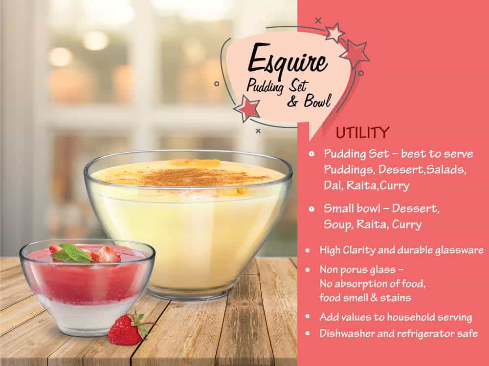 Esquire Pudding Set (Treo by Milton)