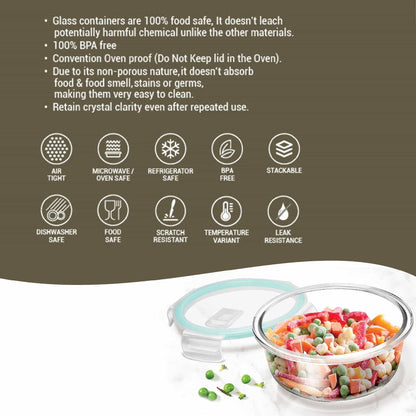 Hi Borosilicate Clip Fresh Rnd 950+Sqr 800+ Rect 1000 (Treo by Milton)