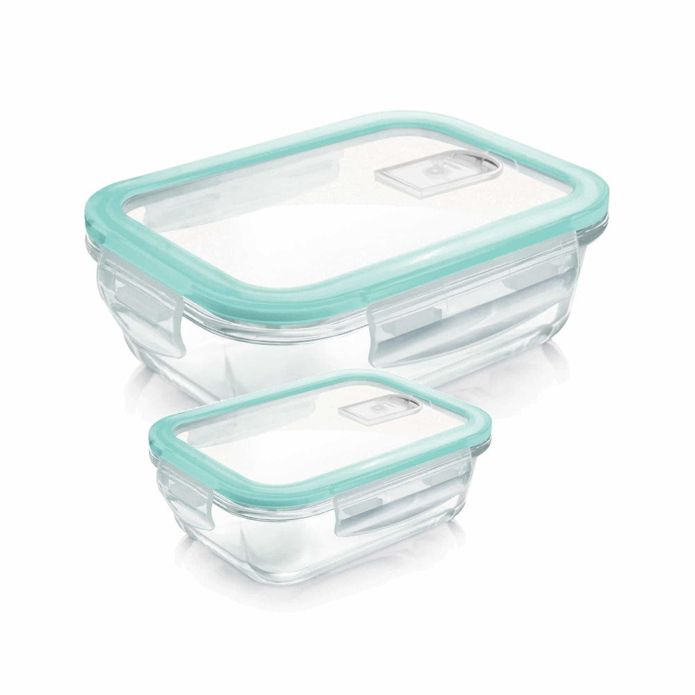 Hi Borosilicate Clip Fresh Rectangular Container (Treo by Milton)