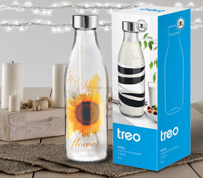 Ivory Premium Glass Bottle (Treo by Milton)
