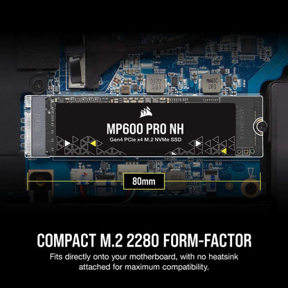 Corsair MP600 PRO NH 8TB PCIe 4.0 (Gen 4) x4 NVMe M.2 SSD