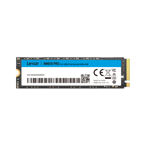 Lexar NM610 Pro M.2 2280 PCIe Gen3x4 NVMe SSD 2TB