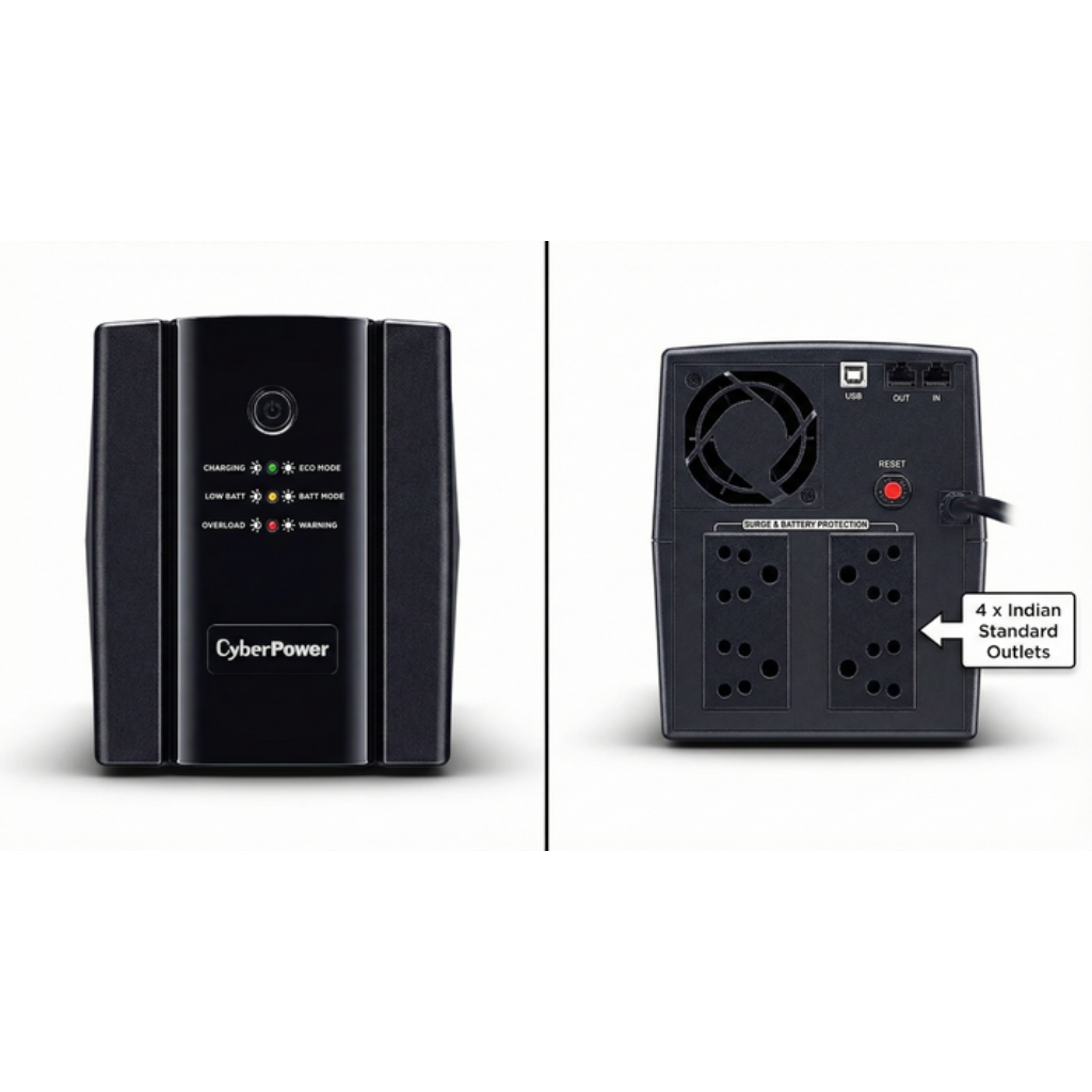 CyberPower UT2200E 2200VA / 1320W Line-Interactive UPS | Heavy Duty Power Backup with AVR