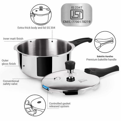 Stainless Steel Pressure Cooker Outer Lid (Milton Procook)