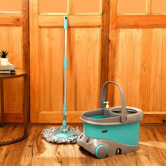 Prime Mop with Big Wheels and Stainless Steel Wringer (Spotzero by Milton)