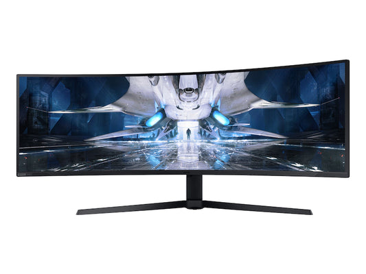 Samsung 49" Odyssey Neo G9 DQHD 240Hz 1ms G-Sync Compatible Quantum HDR2000 Curved Gaming Monitor LS49AG952NNXZA-Computerspace-computerspace