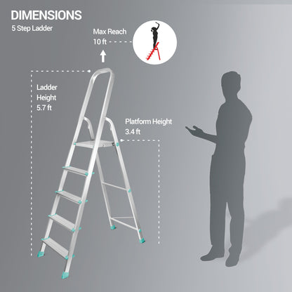Foldable Aluminum Ladder (Milton)