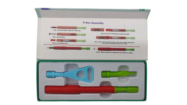 SpeechGears Tactile Kit sensory integration tools speech feeding v pen uni tip pointed tip talk tip (Red)