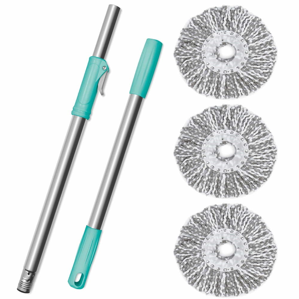 Spin Mop Rod With Mop Refill (Spotzero by Milton)