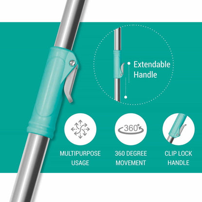 Spin Mop Rod With Mop Refill (Spotzero by Milton)
