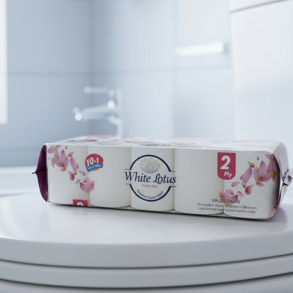 Toilet Tissue Paper Roll 10 in 1 , Pack of 1, Soft tissues