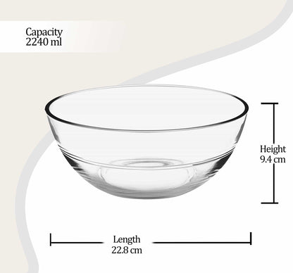 Jelo Crystal Serving Bowl (Treo by Milton)