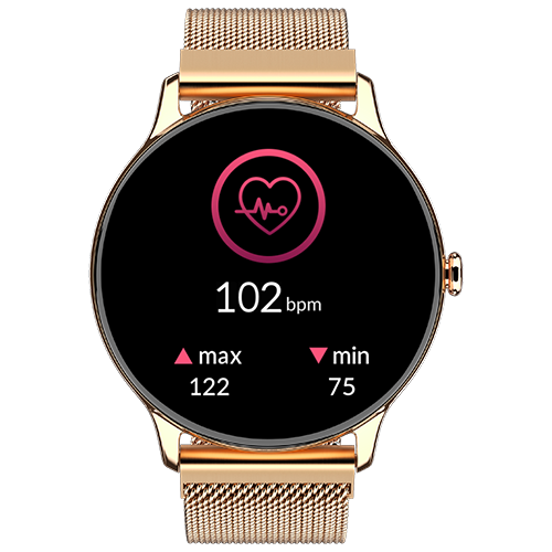 Noise NoiseFit Twist Go Gold Link Smart Watch