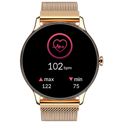 Noise NoiseFit Twist Go Gold Link Smart Watch