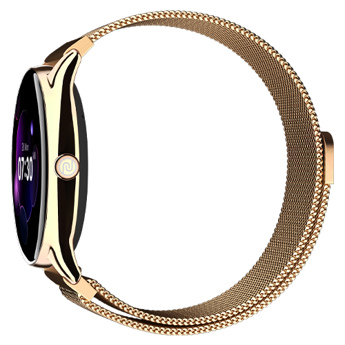 Noise NoiseFit Twist Go Gold Link Smart Watch